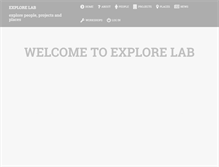 Tablet Screenshot of explorelab.nl